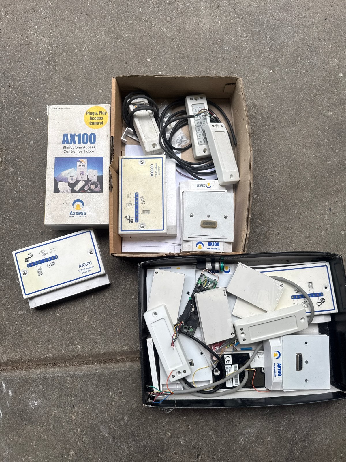Axxess AX100 AX200 Toegangscontrole Systeem Onderdelen, Ophalen, Gebruikt, Compleet systeem, Overige soorten