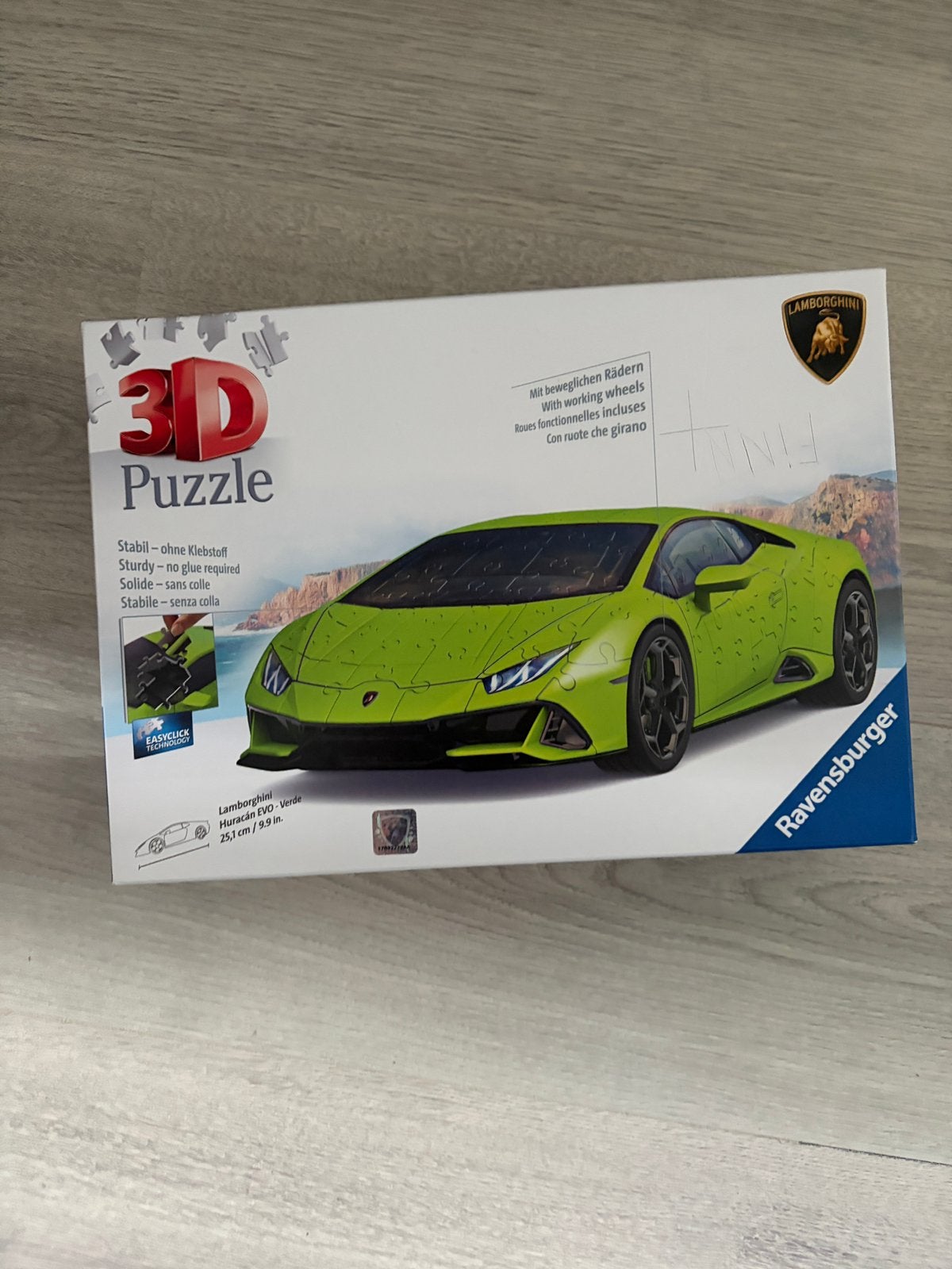 Mooie 3D lamborghini huracan puzzel, Overige merken, Auto, Groter dan 1:32, Nieuw