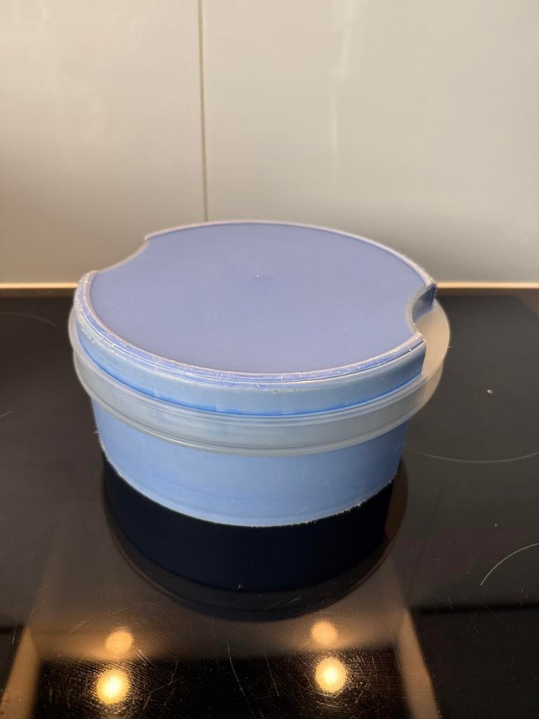 Tupperware koektrommel - Blauw, Ophalen, Gebruikt, Blauw, Bus of Trommel