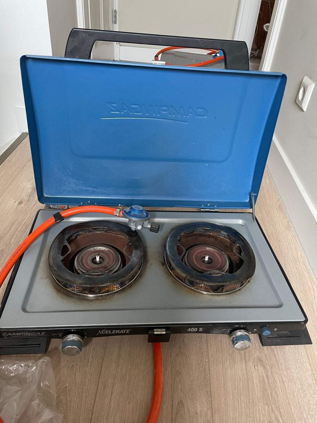 Campingaz Xcelerate 400 S gasfornuis, Caravans en Kamperen, Ophalen, Gebruikt