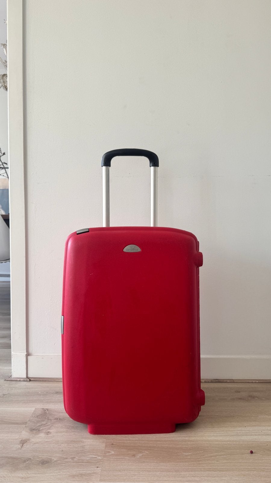 Samsonite Koffer Rood - 73x52x28 cm, Ophalen, Gebruikt, Hard kunststof, 45 tot 55 cm