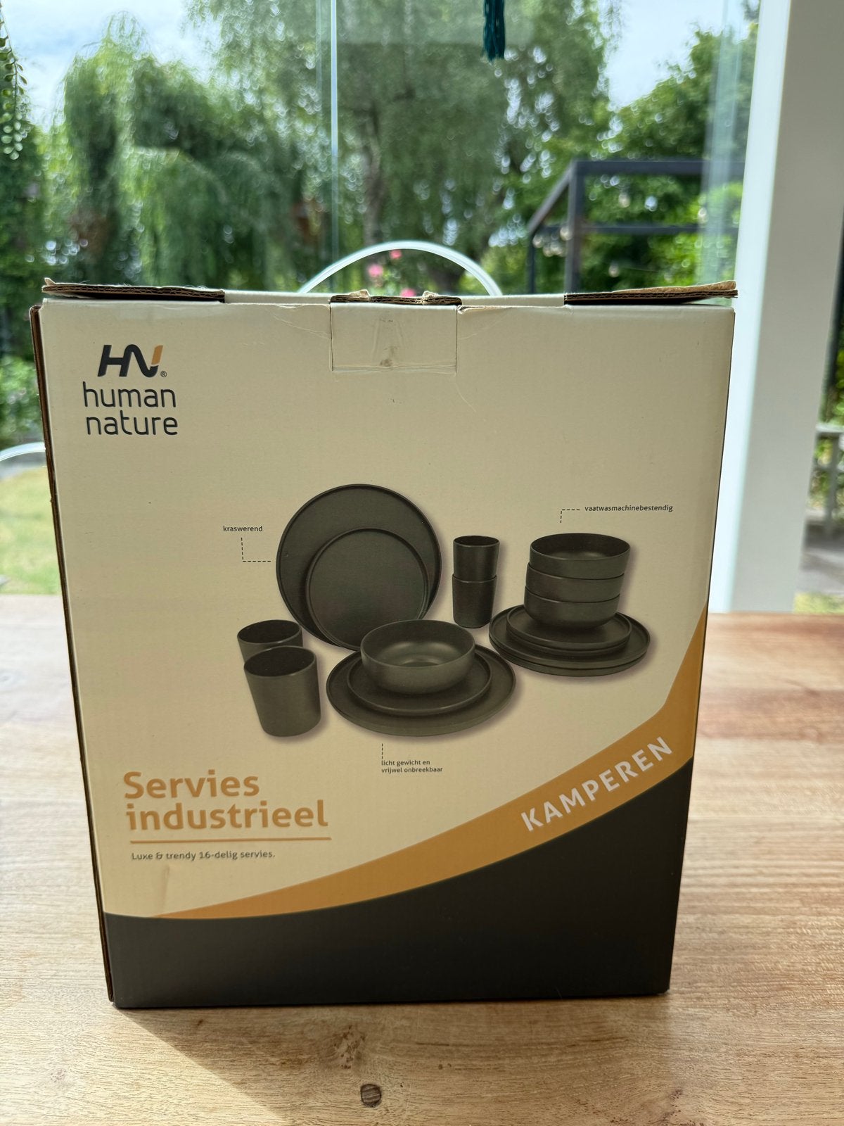 Human Nature Servies Industrieel - Nieuw in doos, Caravans en Kamperen, Ophalen of Verzenden, Nieuw