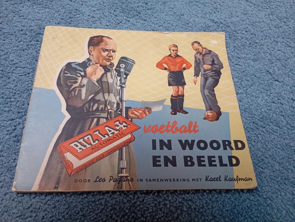 Vintage Rizla+Leo Pagano Kaufman Voetbal, Ophalen of Verzenden, Gebruikt, Buitenlandse clubs, Boek of Tijdschrift