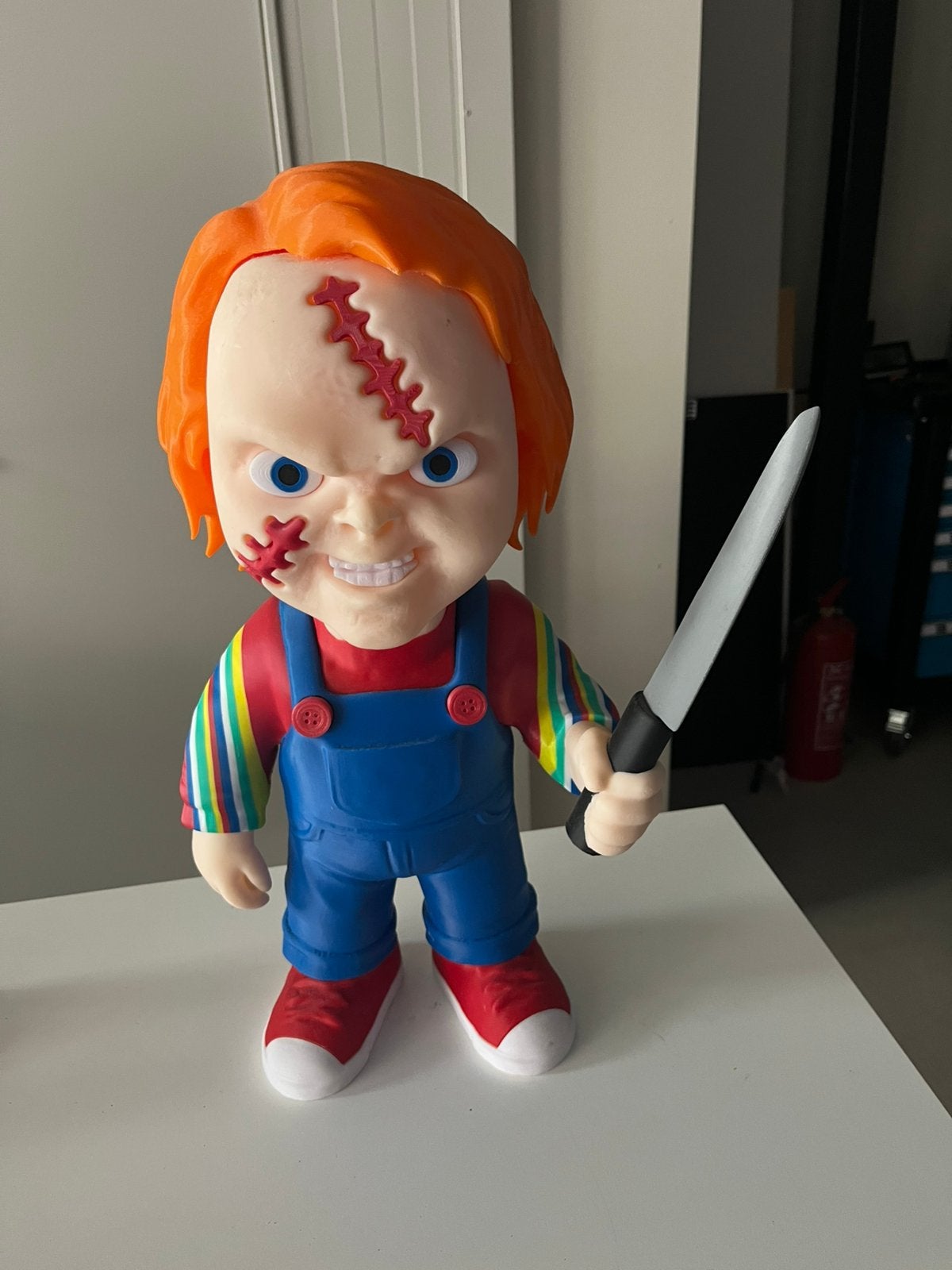 Chucky 50 cm, Ophalen of Verzenden, Zo goed als nieuw