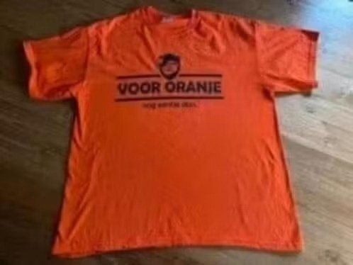 2 voetbal Shirt: voor / achter Oranje . Popeye - Vlissingen, Ophalen of Verzenden, Nieuw, Gebruiksvoorwerp