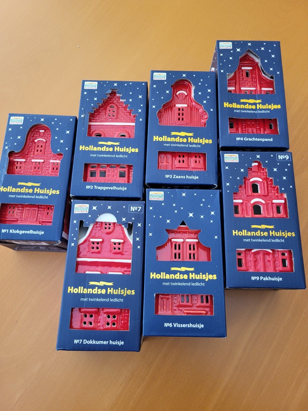 Hollandse Huisjes met twinkelend ledlicht, Ophalen, Nieuw