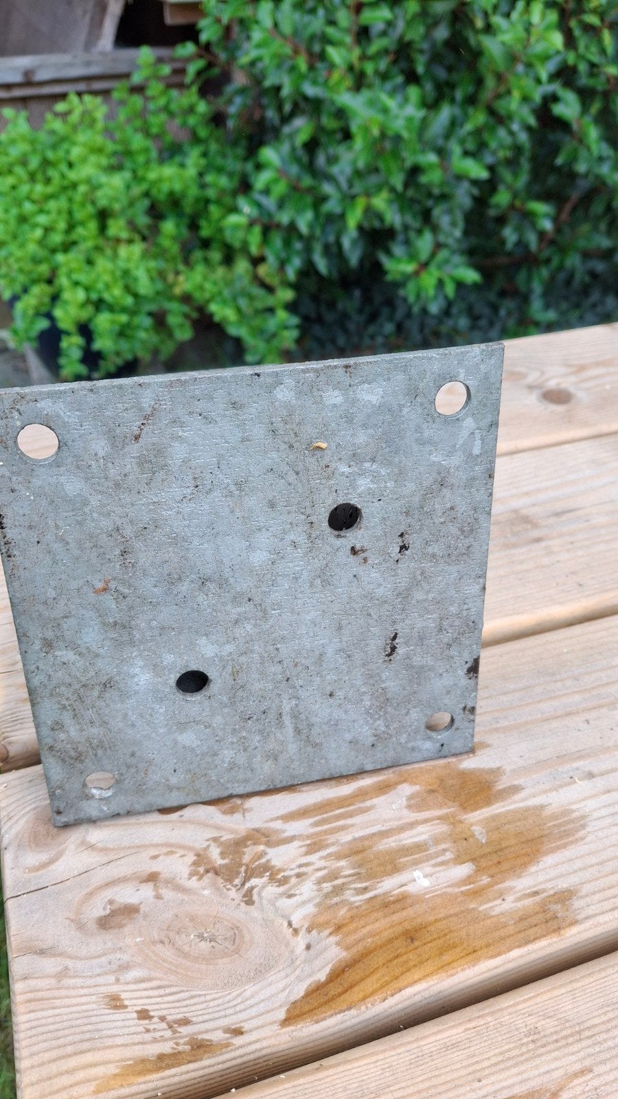 8 Nieuwe gegalvaniseerde paalhouders 71x71x150 mm, Ophalen of Verzenden, Nieuw, Palen