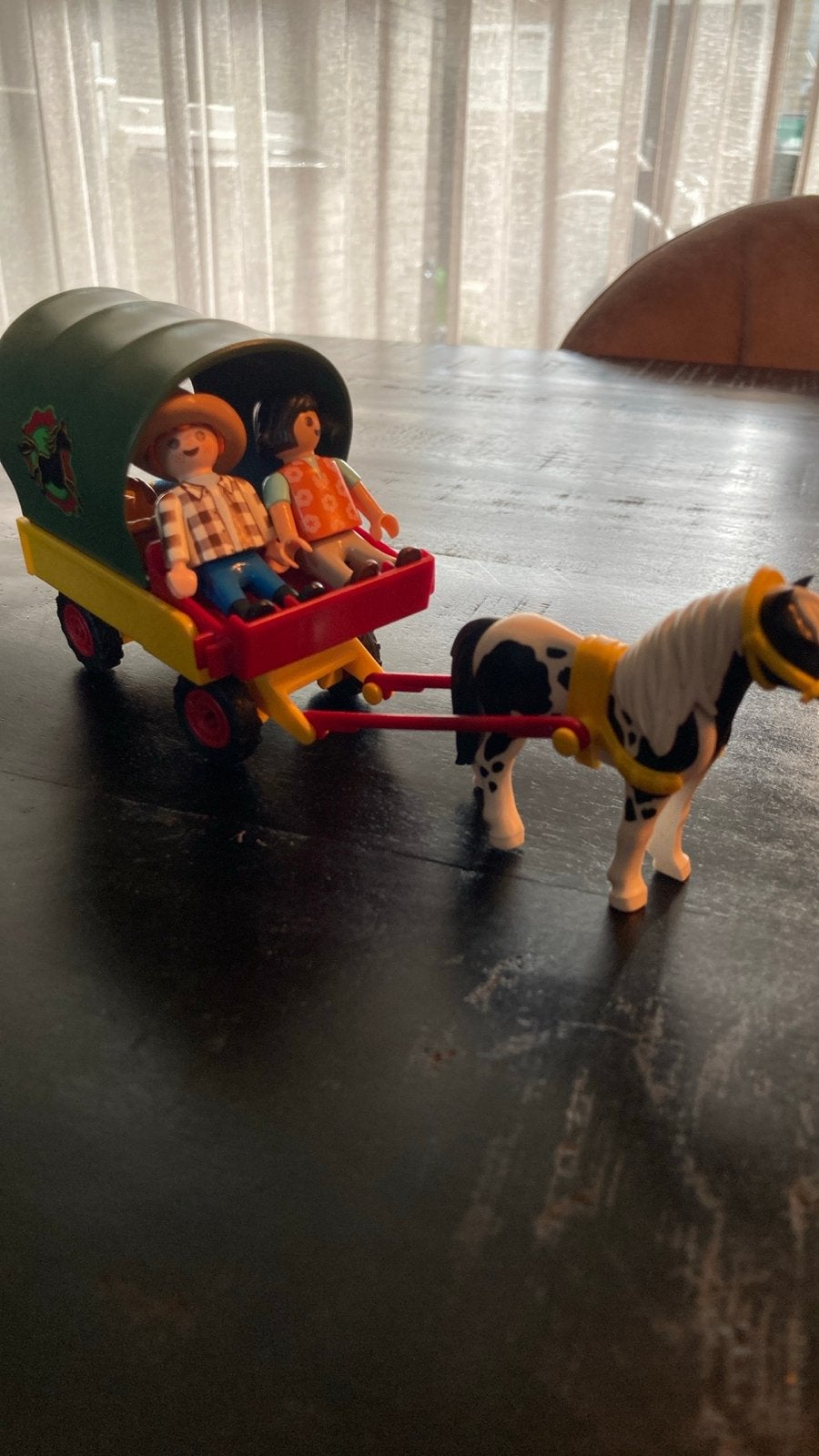 Playmobil 1.2.3 Boerenwagen met paard en figuren, Complete set, Voertuig, 1.2.3, Ophalen of Verzenden
