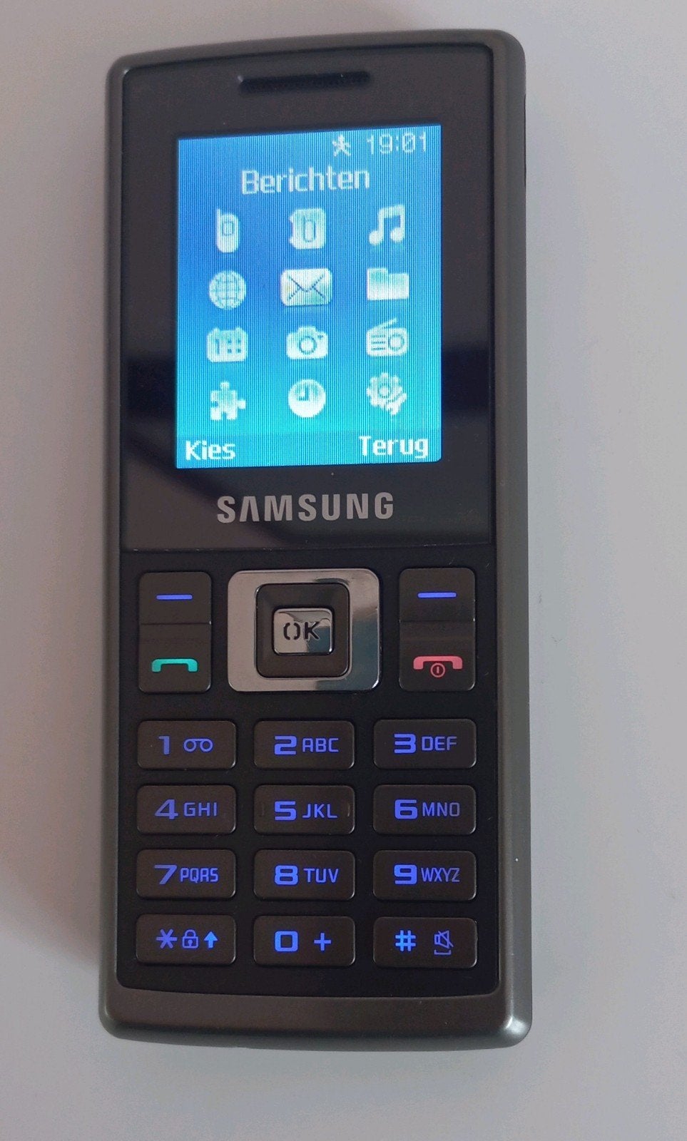 Werkende Samsung SGH-M150 mobiele telefoon, Overige modellen, Zwart, Overige systemen, Fysiek toetsenbord