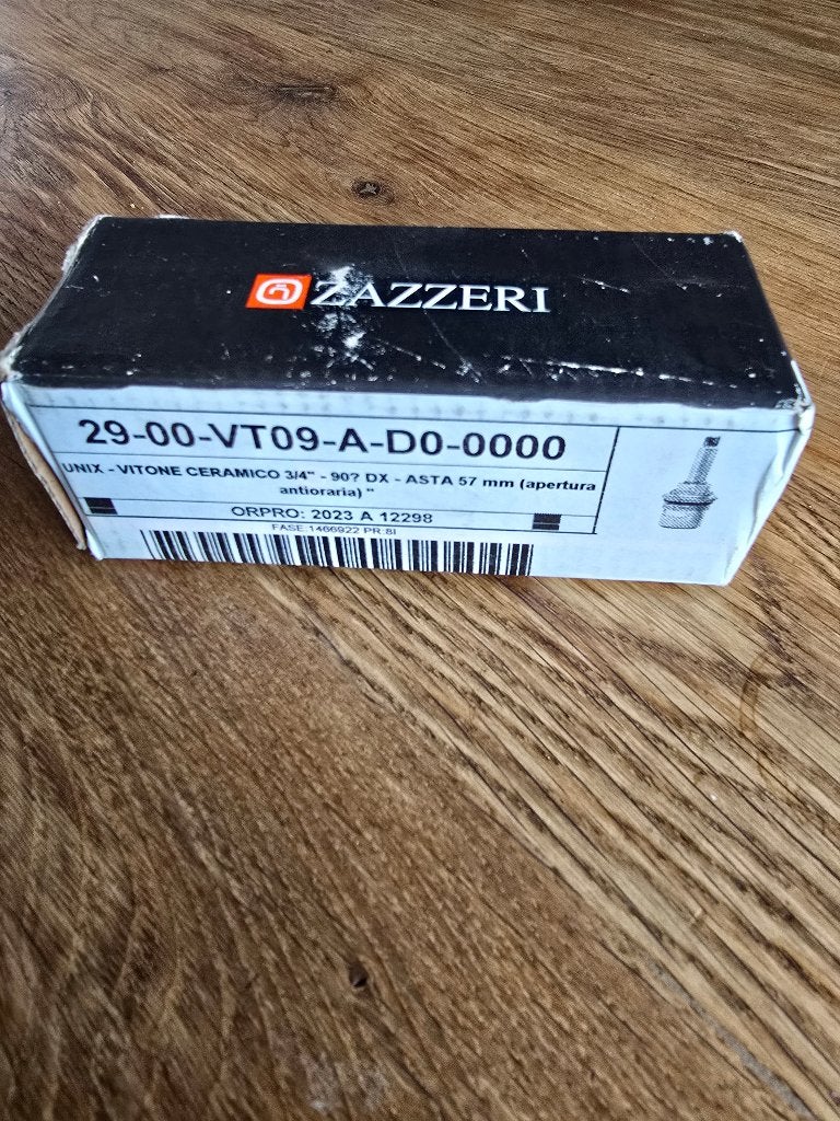 Zazzeri Keramisch Binnenwerk / Bovendeel 3/4" - 29-00-VT09, Blauw, Overige typen, Nieuw, Ophalen of Verzenden