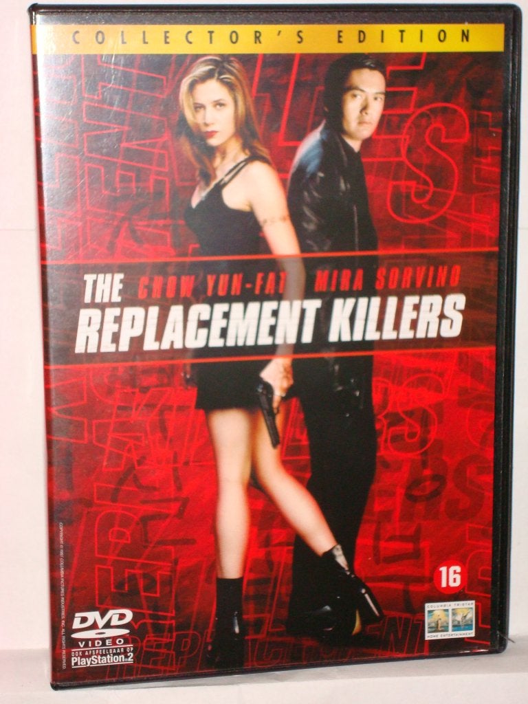 DVD- The Replacement Killers met Chow Yun-fat, Mira Sorvino, Cd's en Dvd's, Dvd's | Actie, Engels, Vanaf 16 jaar, Nederlands, Ophalen of Verzenden