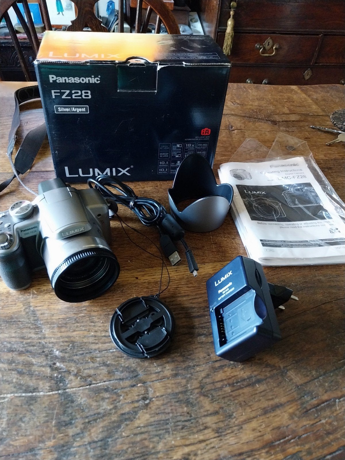 Panasonic Lumix DMC-FZ28 Bridgecamera met Leica lens, Ingebouwde flitser, Gebruikt, Panasonic, 8 keer of meer