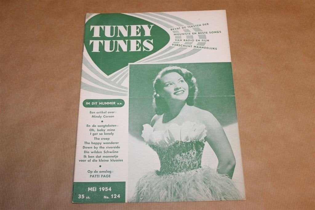 Tuney Tunes - No. 124 - Mei 1954, Ophalen of Verzenden, 1940 tot 1960, Knipsel(s)
