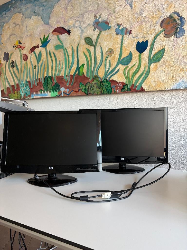 HP x22LED Monitor, Ophalen, Gebruikt, 3 tot 5 ms, Full HD