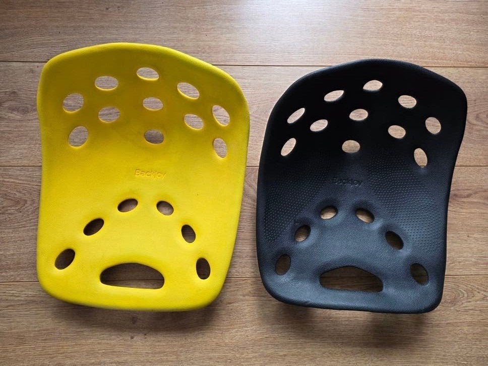 Backjoy zitkussens (3 stuks) en dik stuitkussen., Ophalen of Verzenden, Gebruikt
