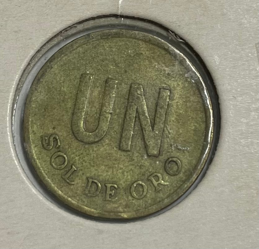 1 sol de oro Peru 1976, Ophalen of Verzenden, Zuid-Amerika