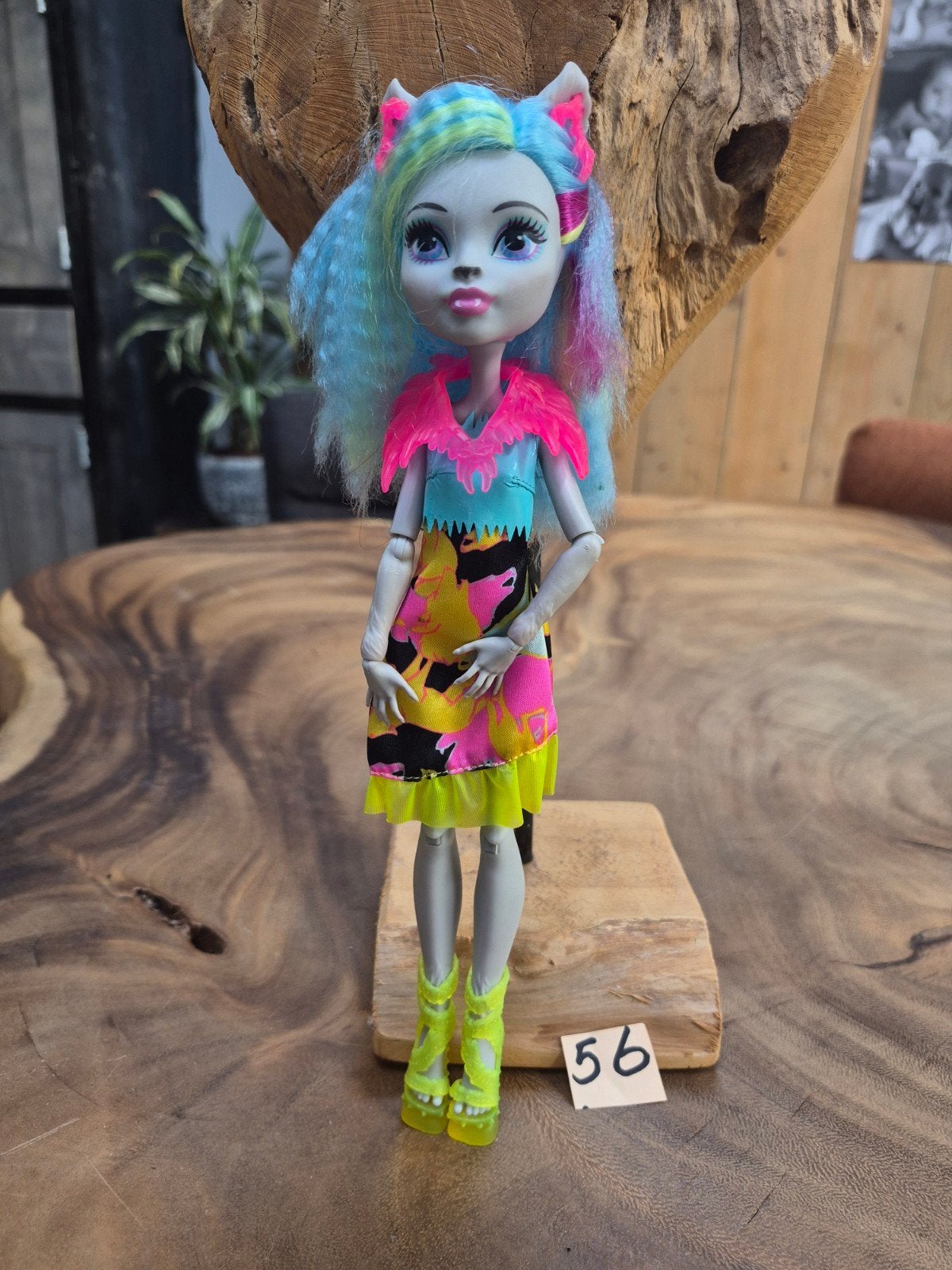 Monster High Catty Noir pop met accessoires, Kinderen en Baby's, Ophalen of Verzenden, Gebruikt, Overige typen