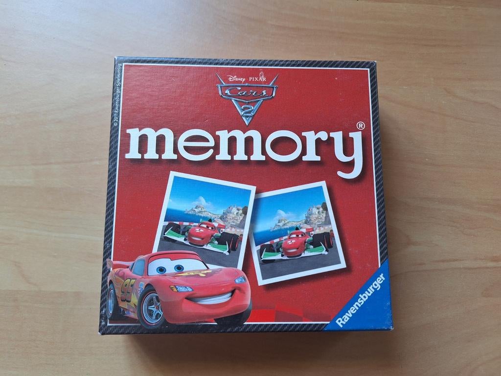Disney Pixar Cars Memory - Ravensburger, Hobby en Vrije tijd, Gezelschapsspellen | Bordspellen, Ophalen of Verzenden, Zo goed als nieuw