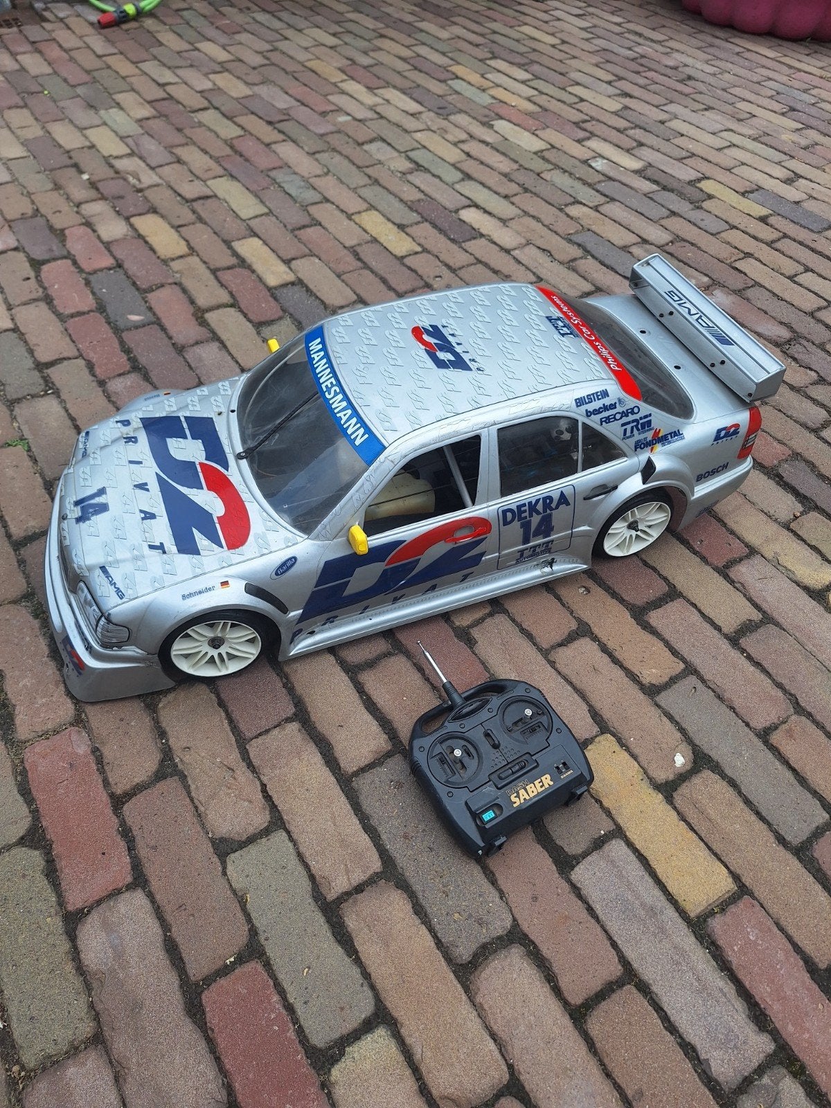 FG Onroad RC auto Mercedes met rolkooi en zenderset, Hobby en Vrije tijd, Ophalen