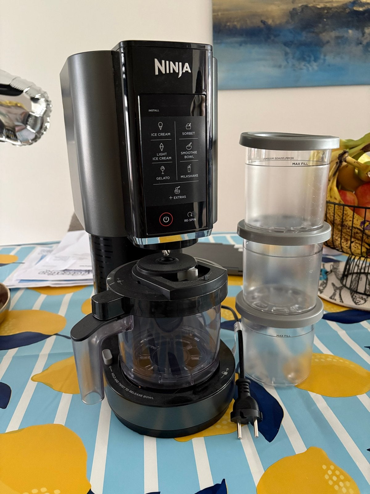 Ninja Creami NC300EU IJsmachine, Ophalen of Verzenden, Zo goed als nieuw, Zelfvriezend