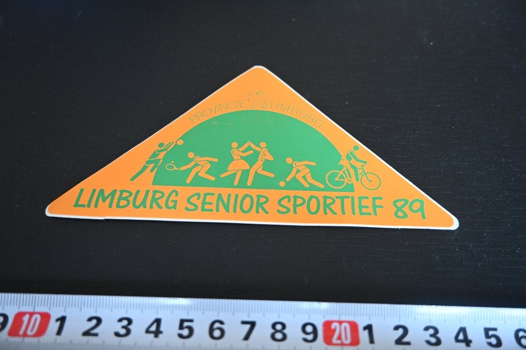 sticker Limburg Senior Sportief 89 Provincie Limburg Fiets, Ophalen of Verzenden, Zo goed als nieuw