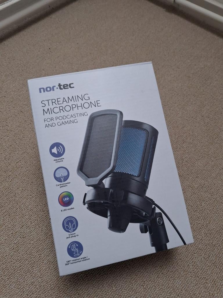 NorTec - Streaming Mic, Ophalen of Verzenden, Nieuw