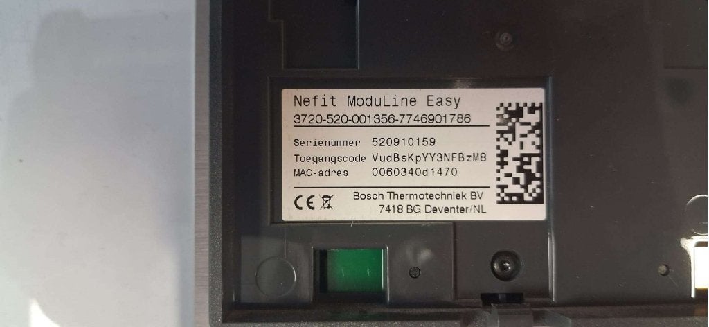 NEFIT ModuLine easy Thermostaat, Ophalen, Nefit Bosch, Zo goed als nieuw, Voorlichting@nefit.nl