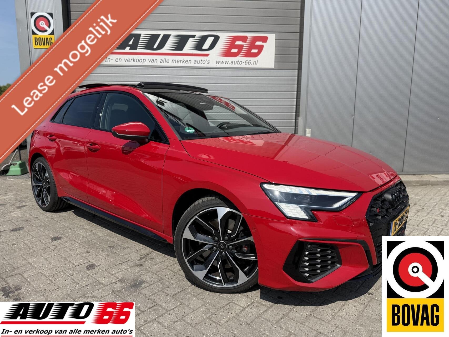 Audi S3 2.0 TFSI quattro Bang & Olufsen sfeer Pano NAVI FULL, Auto's, S3, Gebruikt, 4 cilinders, Leder