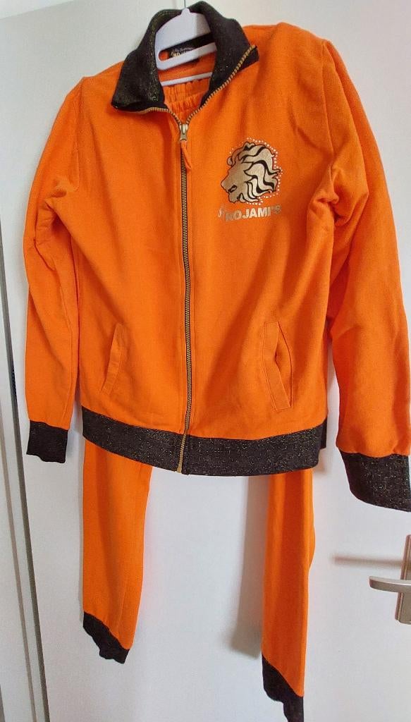 Roy donders pak, Kleding | Dames, Kostuum of Pak, Maat 42/44 (L), Nieuw, Oranje