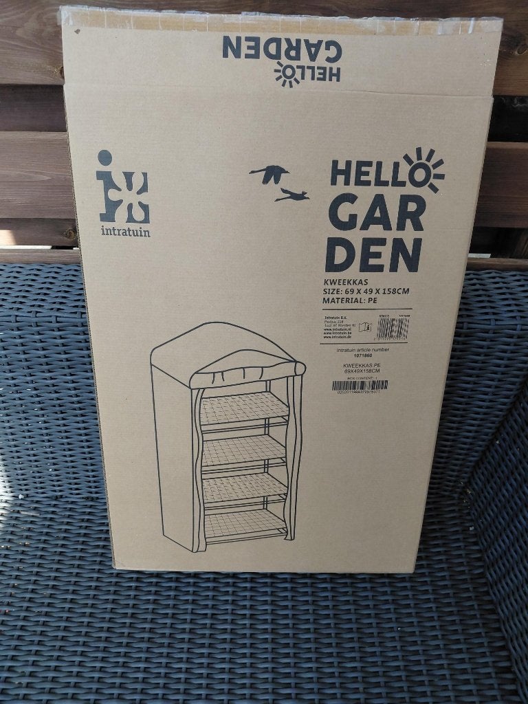 Kweekkas. Intratuin., Overige materialen, Gebruikt, Overige materialen, Kweekkas