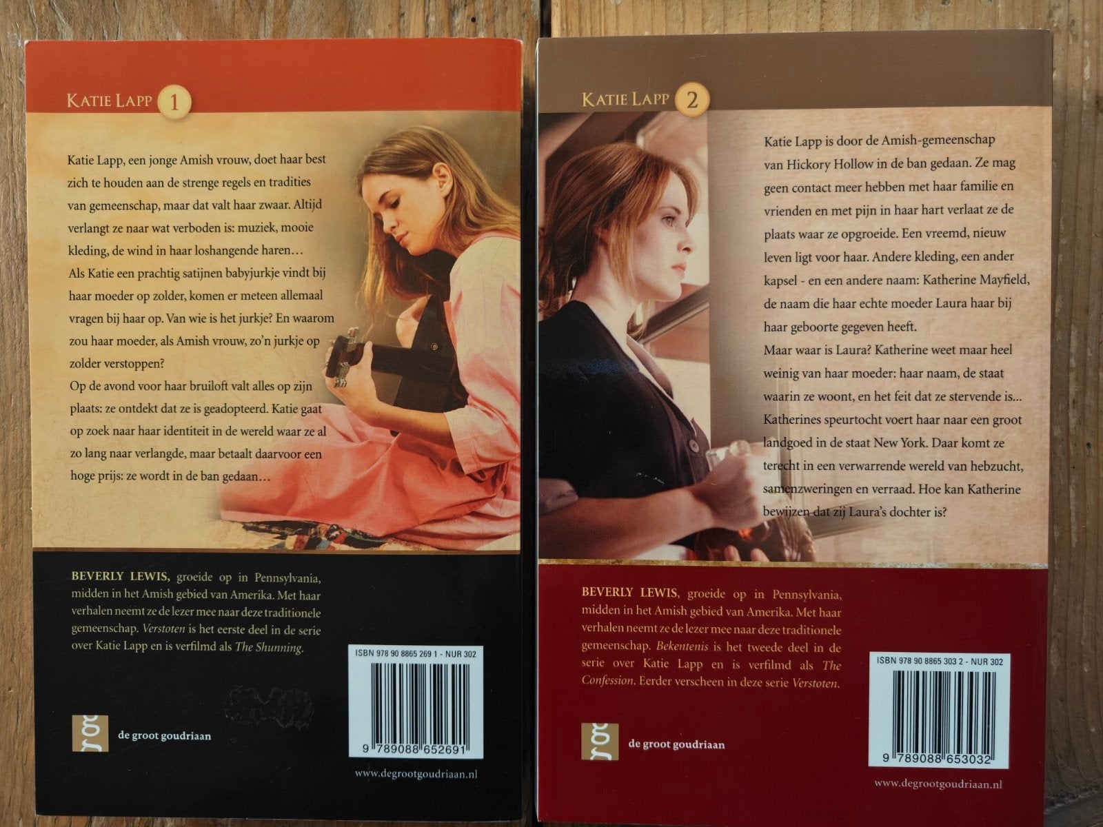 Deel 1 en 2 van de: Katie Lapp serie., Ophalen of Verzenden, Zo goed als nieuw