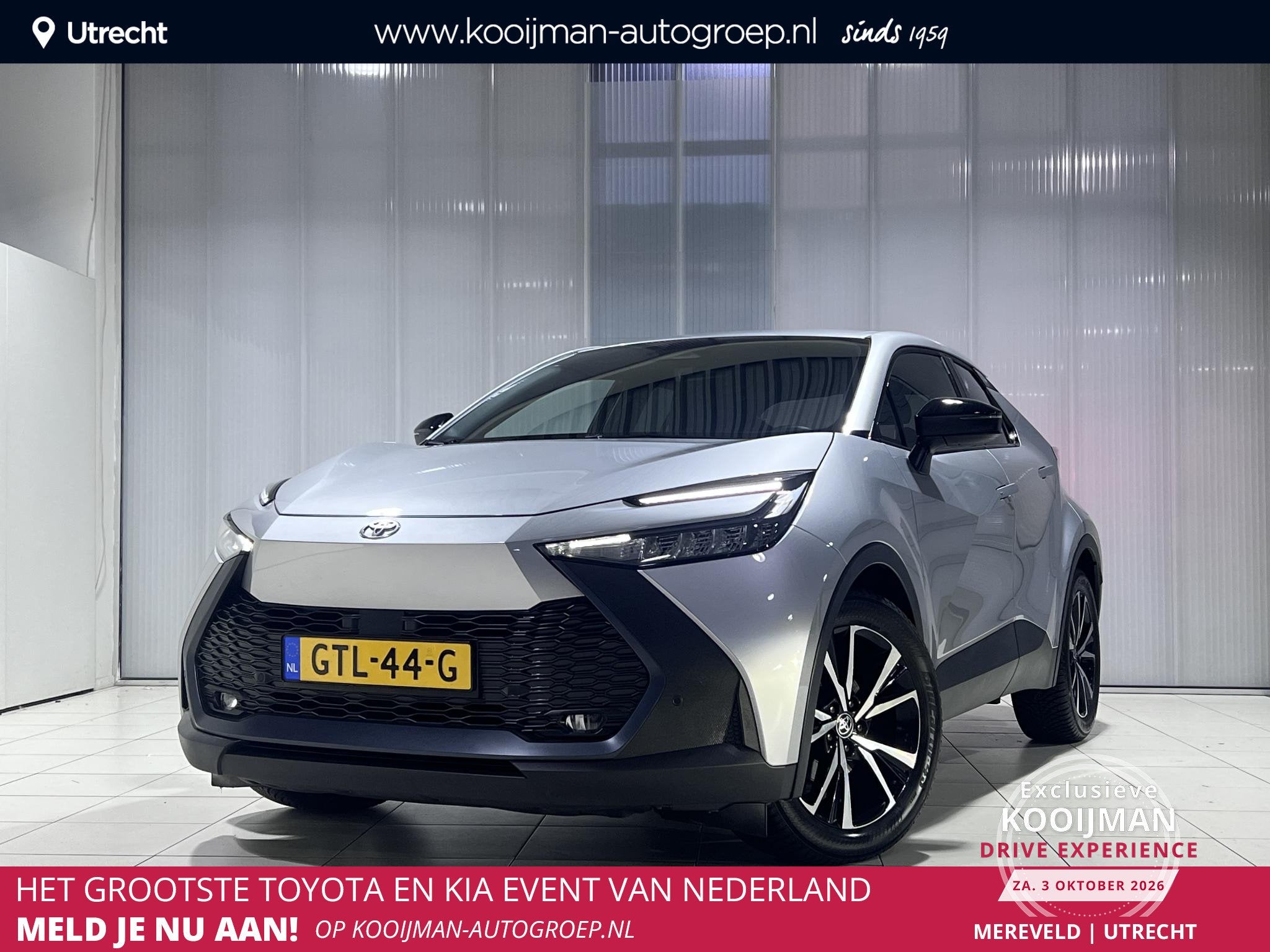Toyota C-HR 1.8 Hybrid 140 Dynamic Camera, 18'' LM Velgen, A