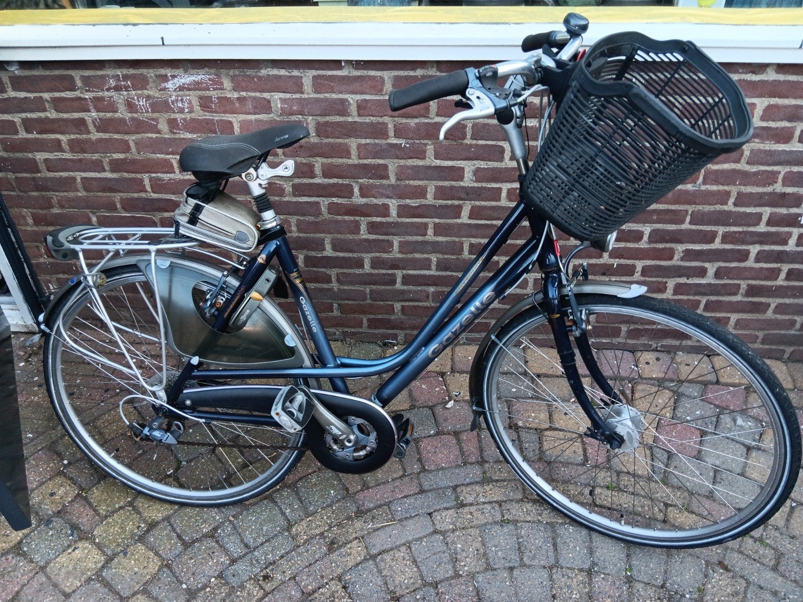 Gazelle Lausanne 28 inch Damesfiets - Gebruikt, Ophalen, Gebruikt, Velgrem, Versnellingen