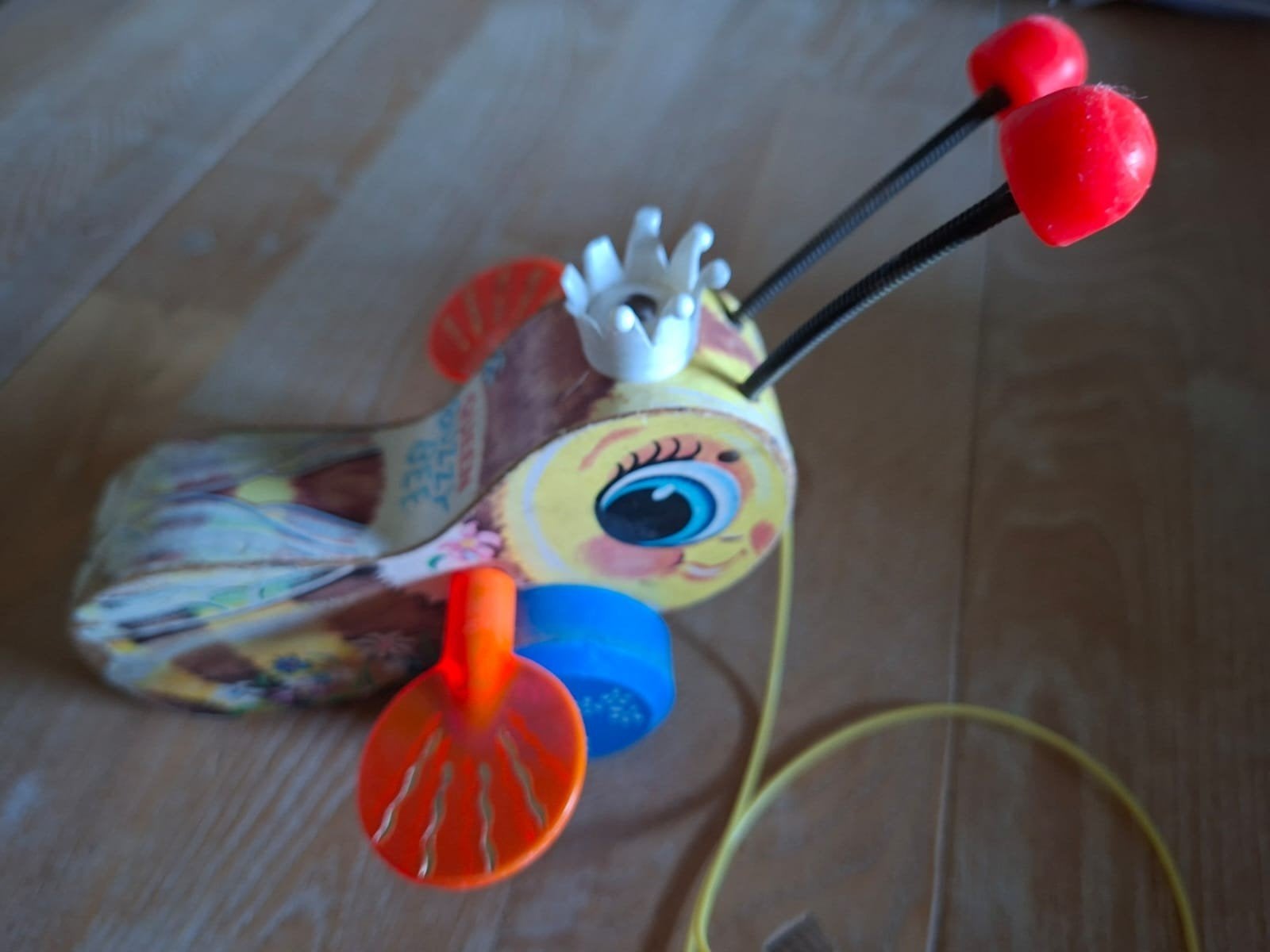 Vintage Fisher-Price Buzzy Bee Duw- en Trekspeelgoed, Kinderen en Baby's, Ophalen