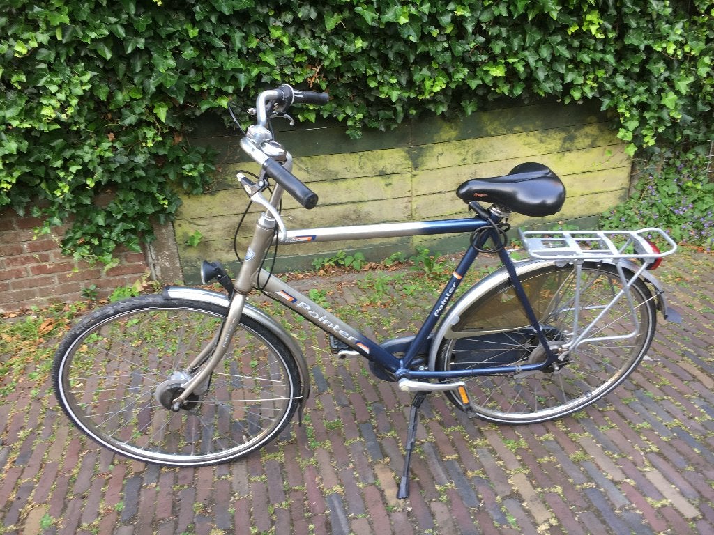 Heren fiets 28 inch, slot, verlichting, frame 60cm, interess, Gebruikt, Versnellingen, 57 tot 61 cm, Trommelrem