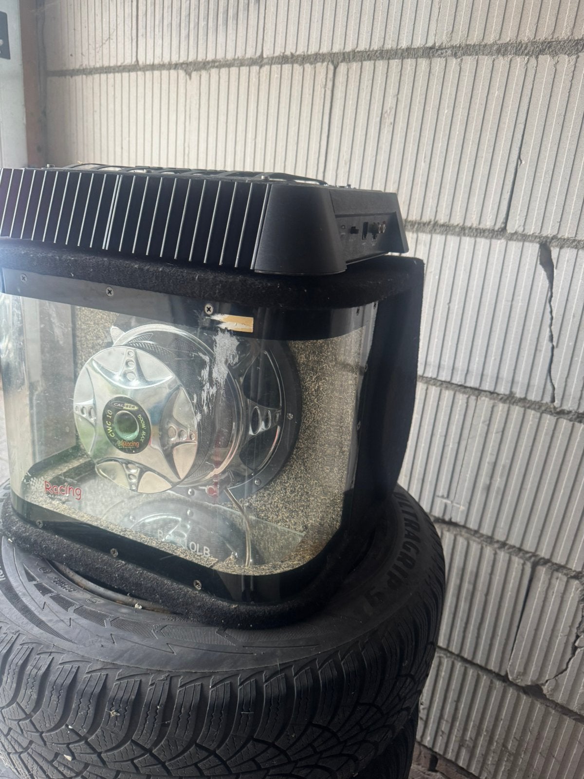 Subwoofer, Ophalen of Verzenden, Gebruikt