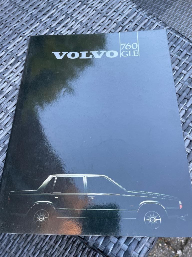 Folder van Volvo 760 GLE, 1982, Ophalen of Verzenden, Nieuw, Volvo