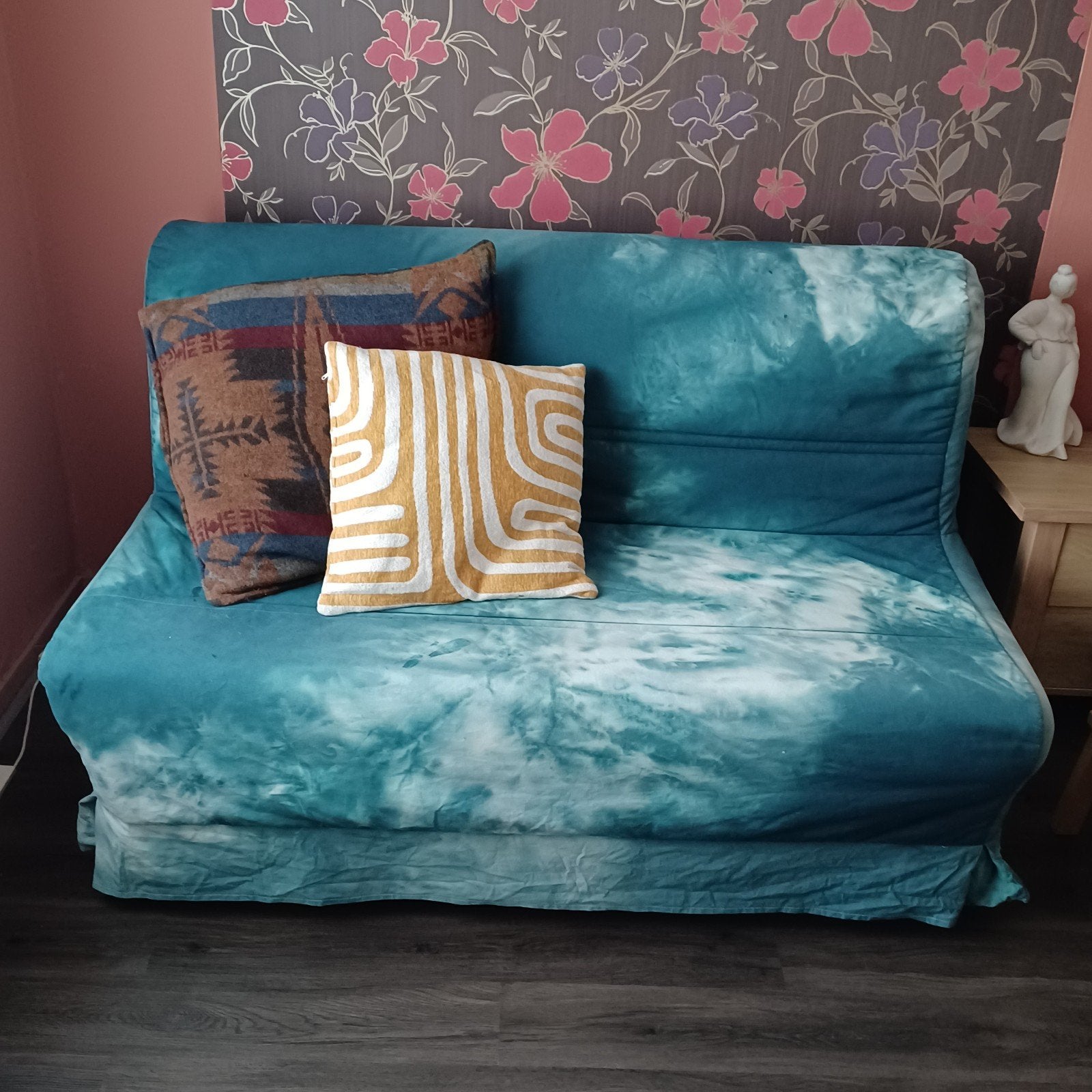 Slaapbank, Huis en Inrichting, Slaapkamer | Slaapbanken, Ophalen, Tweepersoons, 140 cm