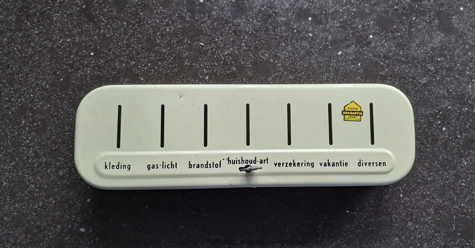 Brabantia huishoudspaarpot met sleutel, Verzamelen, Spaarpotten, Ophalen, Zo goed als nieuw