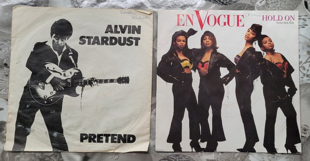 2 Vinyl Single: En Vogue, Hold on + Alvin Stardust, Pretend, Cd's en Dvd's, Ophalen of Verzenden, Zo goed als nieuw, 7 inch, Pop
