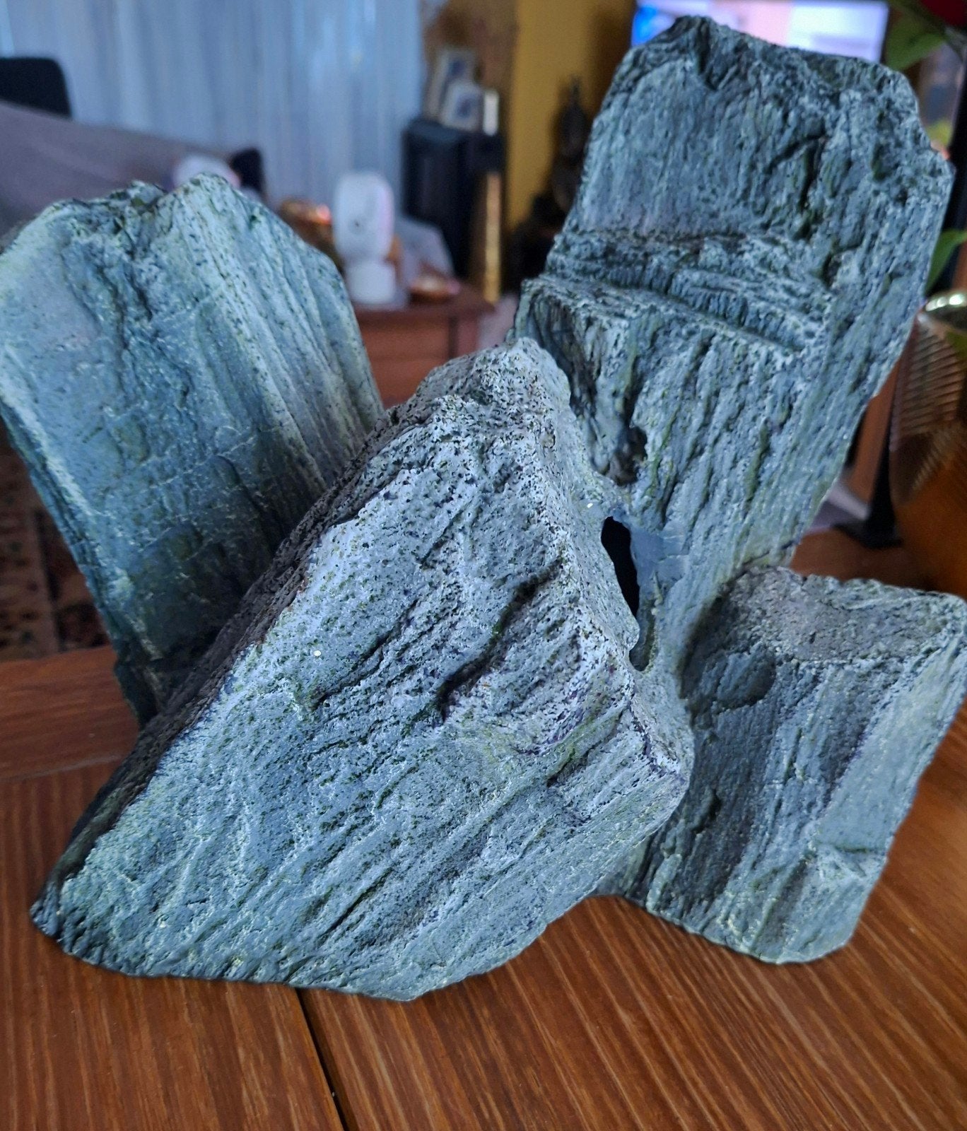 Mooie Aquarium rots van kunststof, Ophalen of Verzenden, Zo goed als nieuw, Decoratie