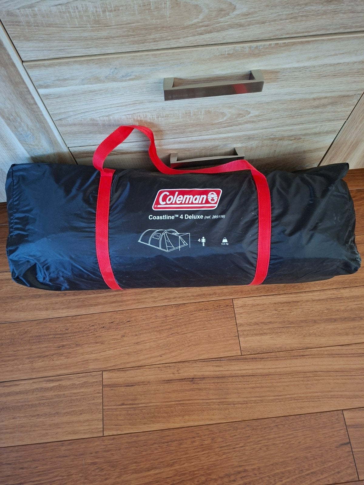Coleman 4-persoons tent - Prima staat met kleine reparatie, Ophalen, Gebruikt, Tot en met 4