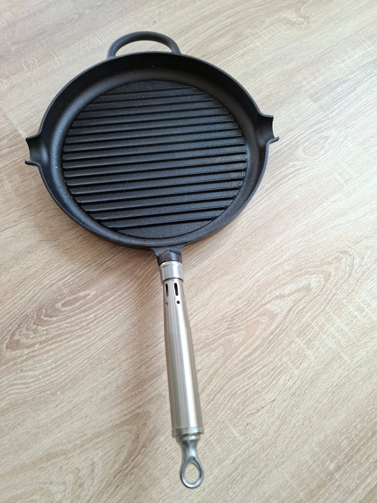 Gietijzeren grillpan Ronneby Bruk, Ophalen, Zo goed als nieuw, Gietijzer, Koekenpan of Braadpan