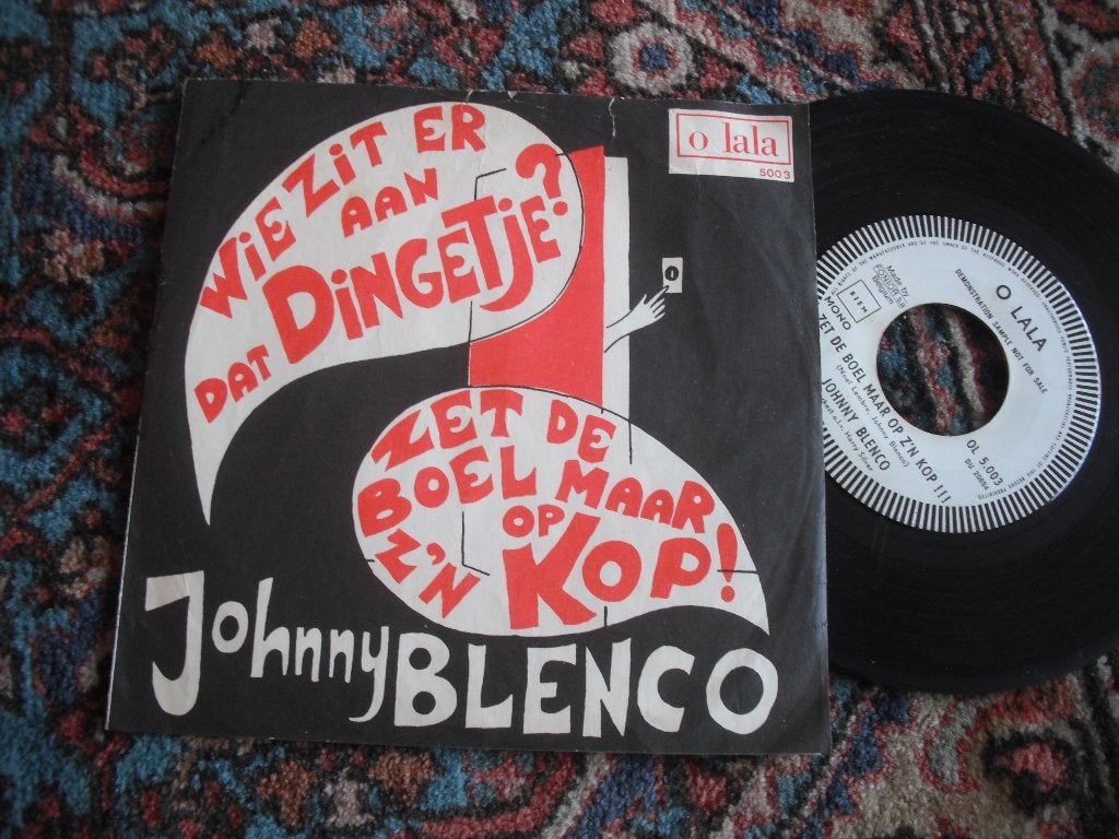 Johnny Blenco - Wie zit er aan dat Dingetje., Cd's en Dvd's, Vinyl | Nederlandstalig, Ophalen of Verzenden, Zo goed als nieuw