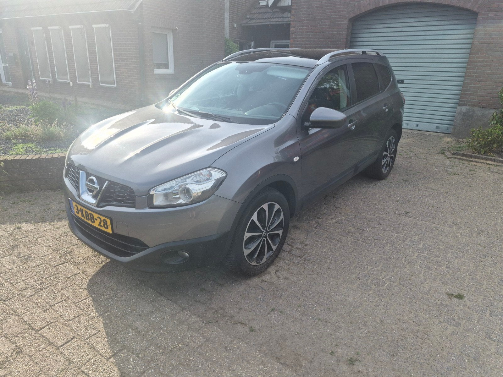 Nissan Qashqai+2 1.6 2WD 2011 2013 Grijs, Auto's, Voorwielaandrijving, 1280 kg, Zwart, 4 cilinders