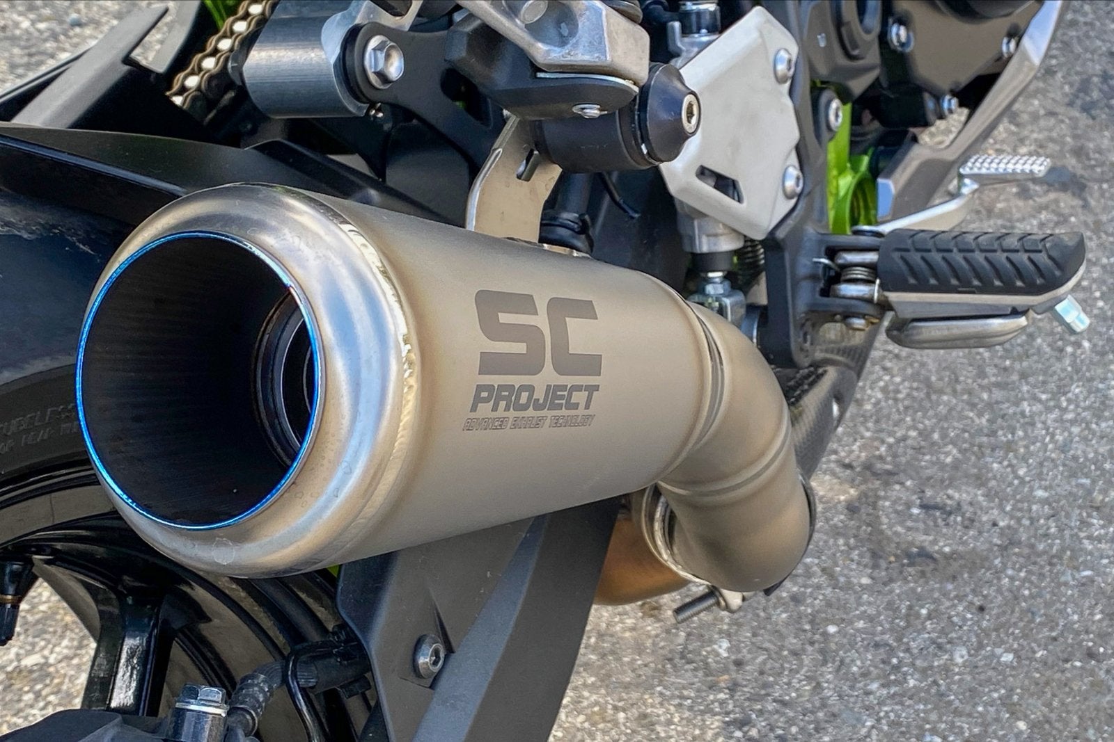 SC Project uitlaat voor Kawasaki Z900 A2, Ophalen, Gebruikt