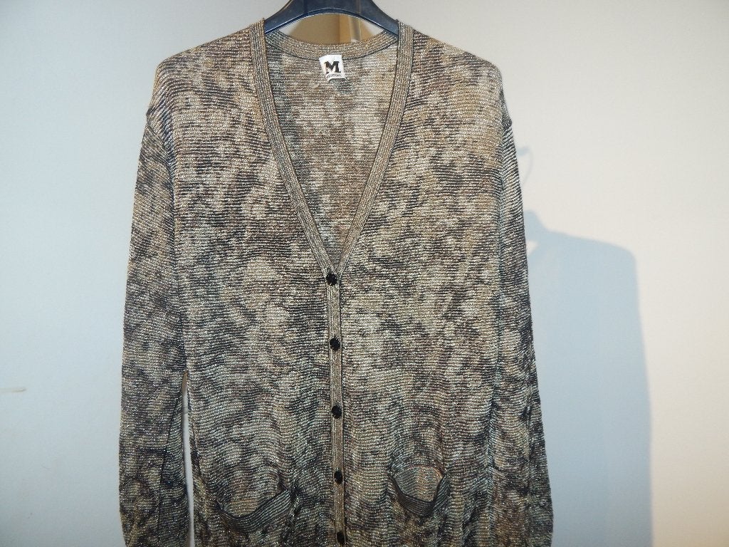 Missoni beeldschone jumpsuit breisel motief goud IT 44, Maat 38/40 (M), Overige kleuren, Verzenden, Zo goed als nieuw