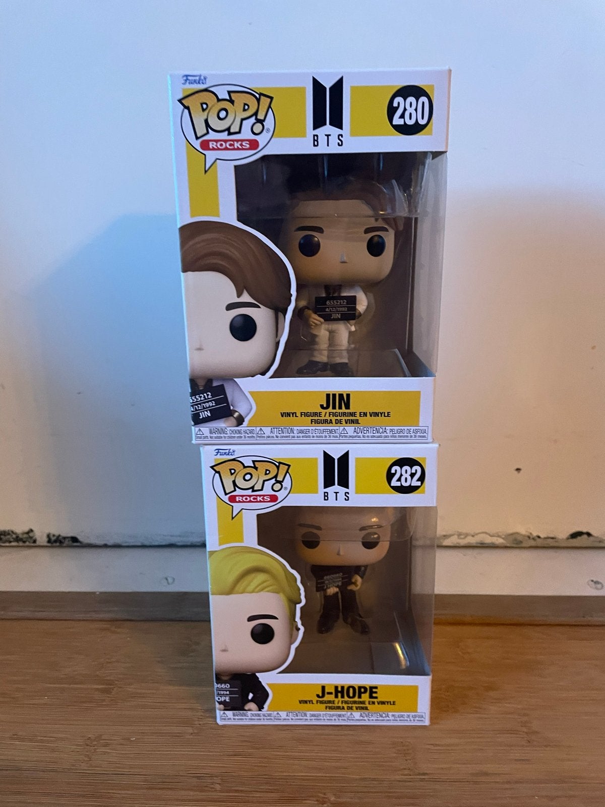 Funko Pop! Rocks BTS Jin & J-Hope (Butter), Ophalen, Zo goed als nieuw