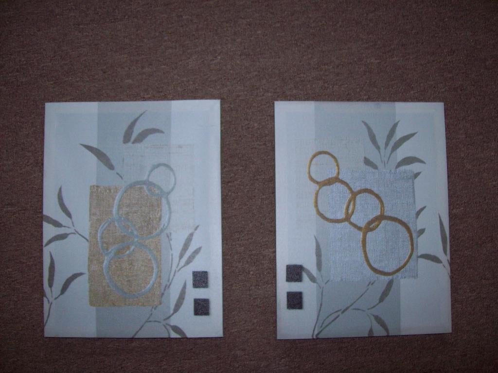 Twee canvas doeken, Minder dan 50 cm, Overige typen, Nieuw, Ophalen of Verzenden