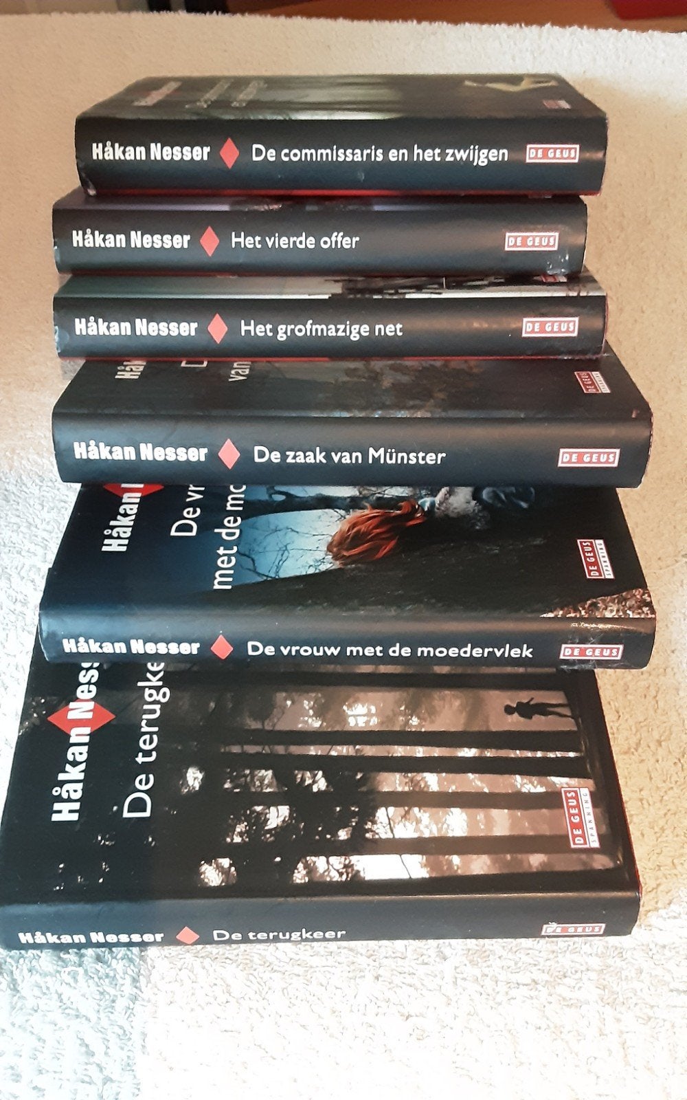 Håkan Nesser Boeken - Set van 6 Spanning/Thrillers, Boeken, Ophalen of Verzenden, Gelezen, Håkan Nesser